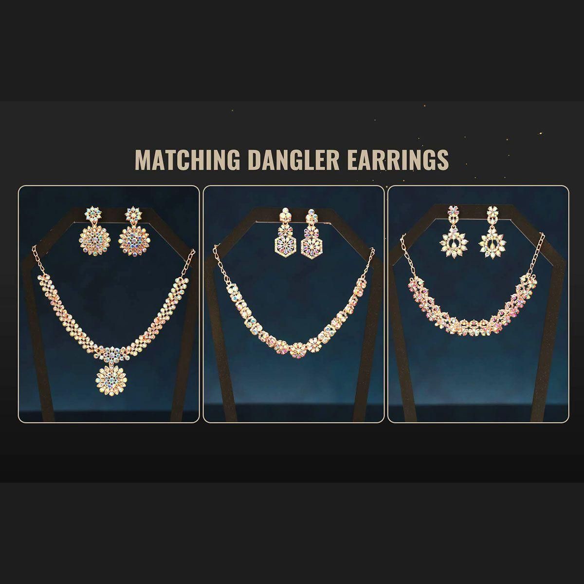 3 Austrian Diamond Jewellery Set (Set of 3)