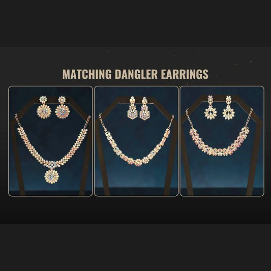 3 Austrian Diamond Jewellery Set (Set of 3)