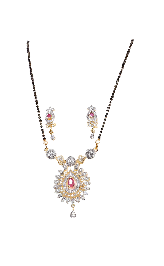 New Alloy American Diamond Mangalsutra